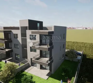 NOVO! Dvosoban penthouse s velikom krovnom terasom S5 – Plano, Trogir - cover