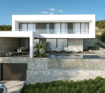 Villa Sa Panoramskim Pogledom Na Otoke - Klenovica, Novi Vinodolski