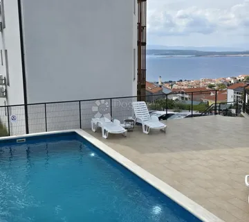 Ekskluzivna moderna vila u nizu s prekrasnim pogledom na more i centar grada - Crikvenica