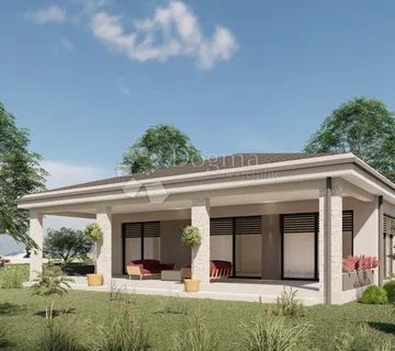 ŠEGOTIĆI - Građevinsko 636m s projektom za kuću 83m2 - Šegotići, Marčana