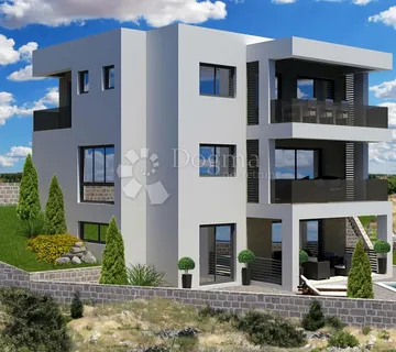 Vila sa bazenom i pogledom na more, Vodice  - cover