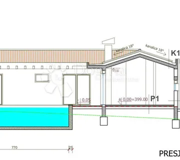 KUĆA B - PRIZEMNICA S BAZENOM, 2SS+DB, OAZA MIRA - cover
