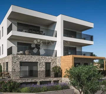 Žaborić - novogradnja jednosoban apartman 130 m do plaže sa pogledom na more Ap2 - cover