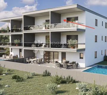 Novigrad – Moderni stan 78 m², 2 spavaće sobe, terasa, parking, blizina plaže - cover
