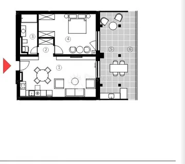 Umag, Odličan 2-soban stan na 3. katu novogradnje - cover