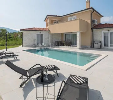 LABIN,okolica,kuća sa bazenom sa otvorenim pogledom - cover