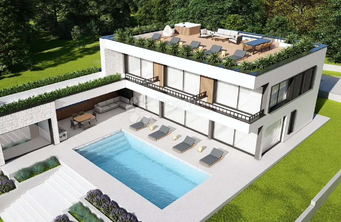 VILLA S BAZENOM I PREKRASNIM POGLEDOM NA MORE!! - cover