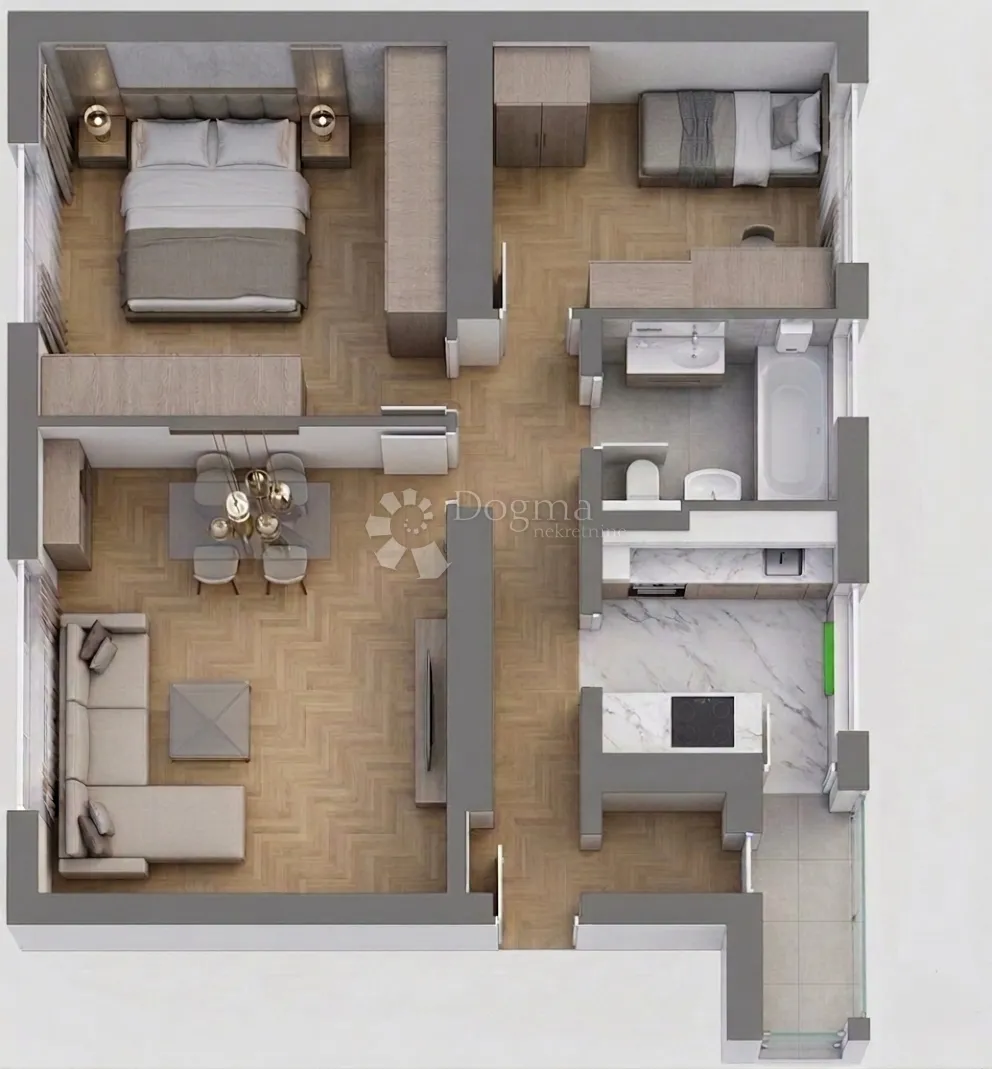 Stan 59,14 m² kompletna renovacija – Petra Krešimira IV 5. kat - cover