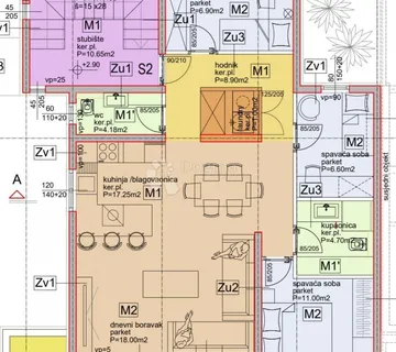 Trosoban stan na drugom katu u novogradnji!  Kaštel Stari - cover