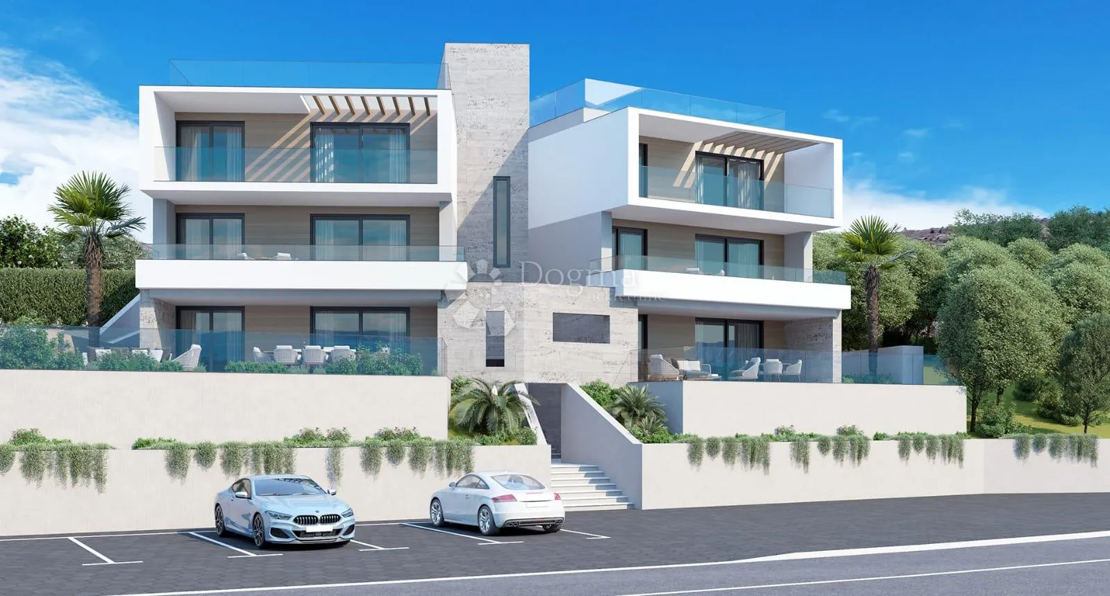 Novogradnja Klenovica 123m2 pogled more  - cover