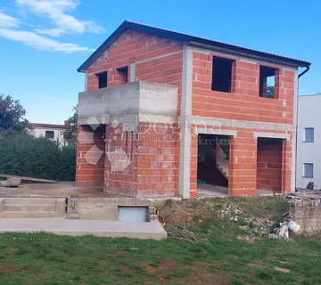 Kuća, roh bau, Ližnjan, pogled more - cover