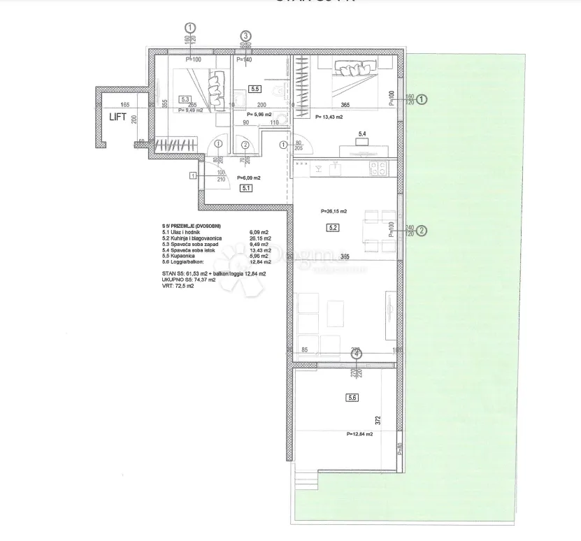 NOVOGRADNJA SEGET DONJI 74,37m2 - cover