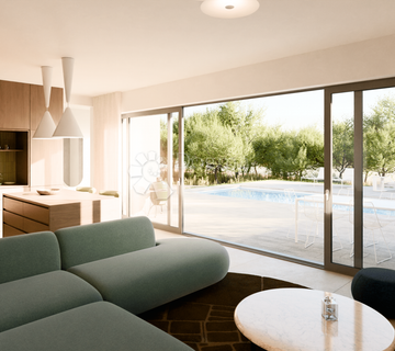 NOVOGRADNJA SA BAZENOM I POGLEDOM NA MORE - cover