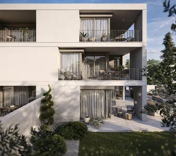 Stan s pogledom na more, terasa 20 m², 2 parkinga - cover