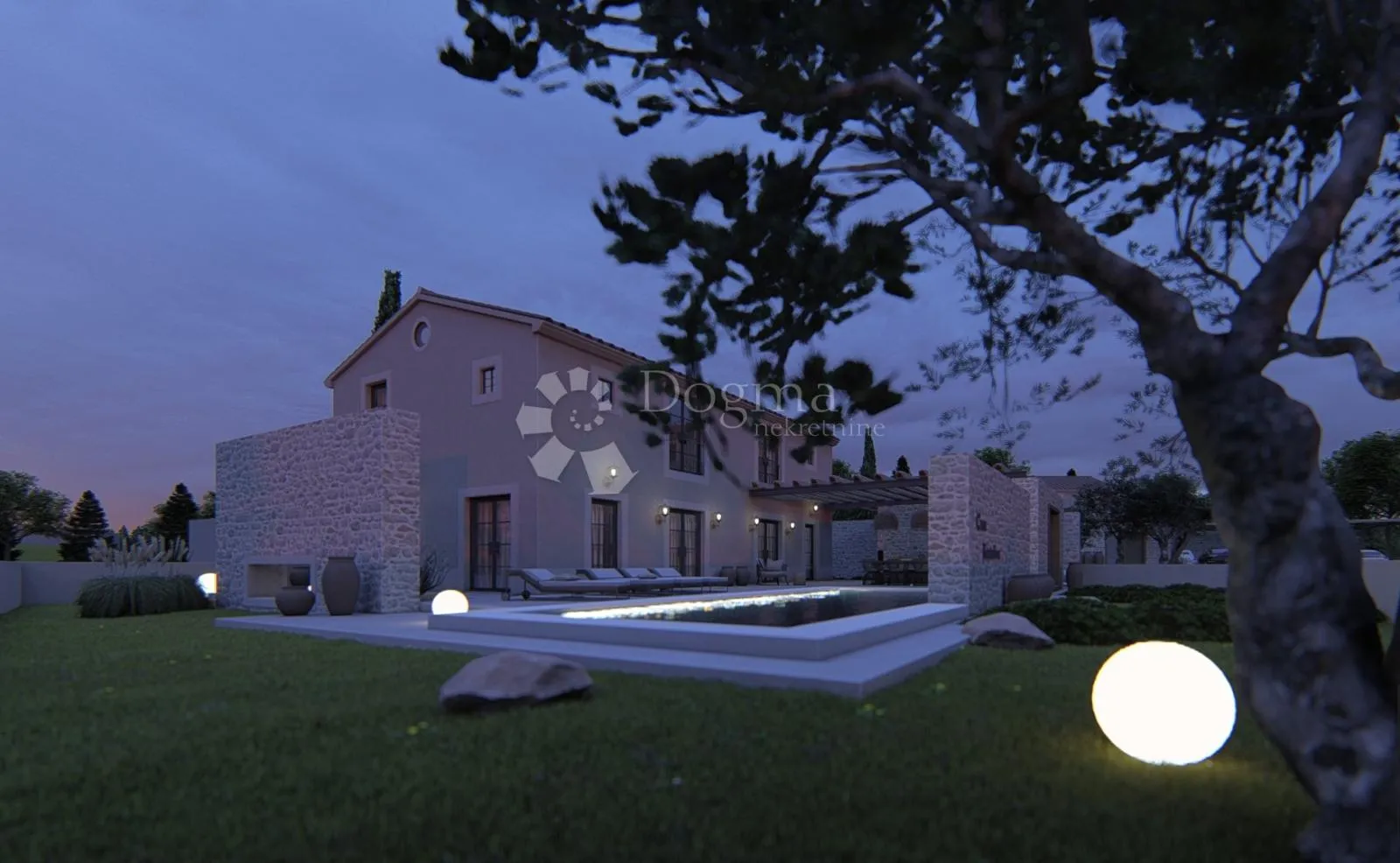 PREKRASNA VILLA S BAZENOM U IZGRADNJI, OKOLICA POREČA - cover