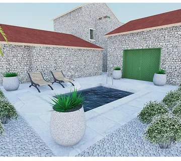 SUPETAR- PREDIVNA KAMENA VILLA S BAZENOM I POGLEDOM - cover