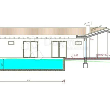 KUĆA B - PRIZEMNICA S BAZENOM, 3SS+DB, OAZA MIRA - cover