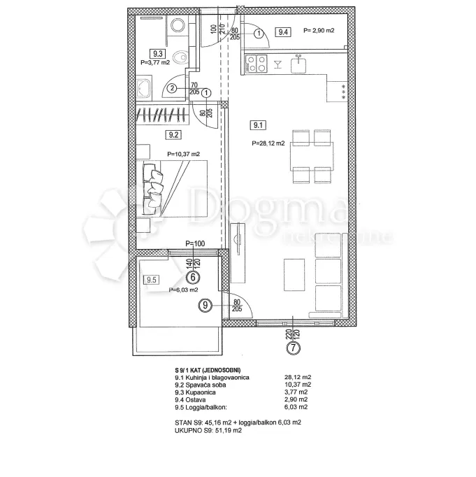 NOVOGRADNJA SEGET DONJI 51.19m2 - cover
