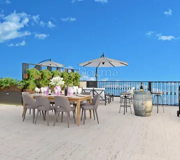 Dvosoban stan u novogradnji 120 m od mora Okrug Gornji!  o. Čiovo - cover