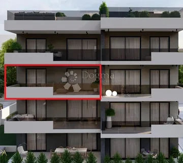 Ekskluzivan trosoban stan u novogradnji s liftom, bazenom i pogledom na more – Okrug Gornji, Čiovo (S5) - cover