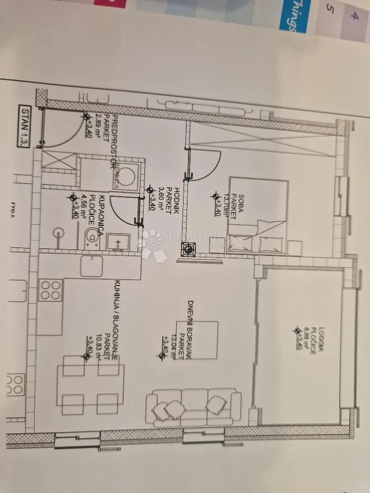 Komforan stan 1.3 u centru Cresa u novogradnji - cover