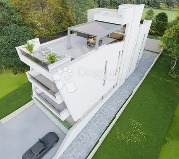 KOŽINO - PENTHOUSE S4 2. KAT, JACUZZI, PRIVATNI LIFT, POGLED NA MORE  - cover
