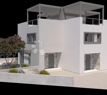 TROETAŽNI DUPLEX S PRIVATNOM KROVNOM TERASOM I BAZENOM – 50 m OD MORA, NIN - cover