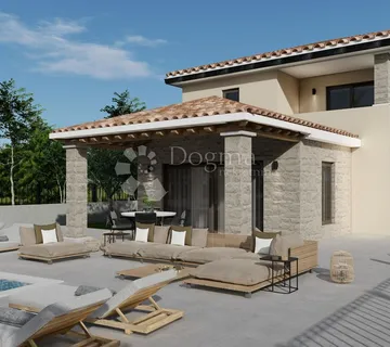 POREČ OKOLICA - Vila u izgradnji s bazenom - cover