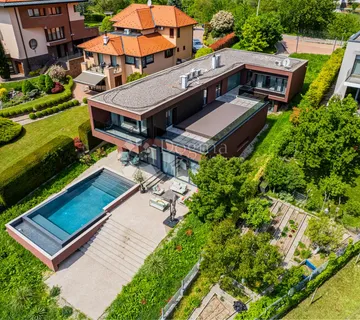 Šestine – Moderna vila 400 m² bazen zelenilo najam - cover
