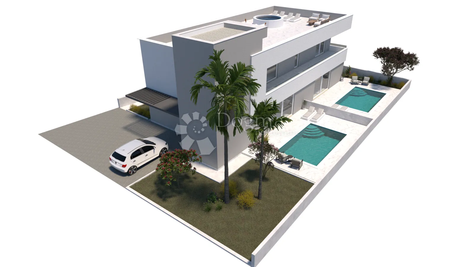 Apartman s bazenom Privlaka - cover