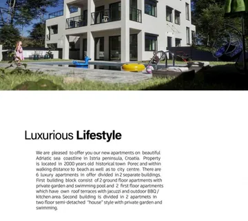 Poreč-Luksuzan stan sa vlastitim bazenom A1 - cover