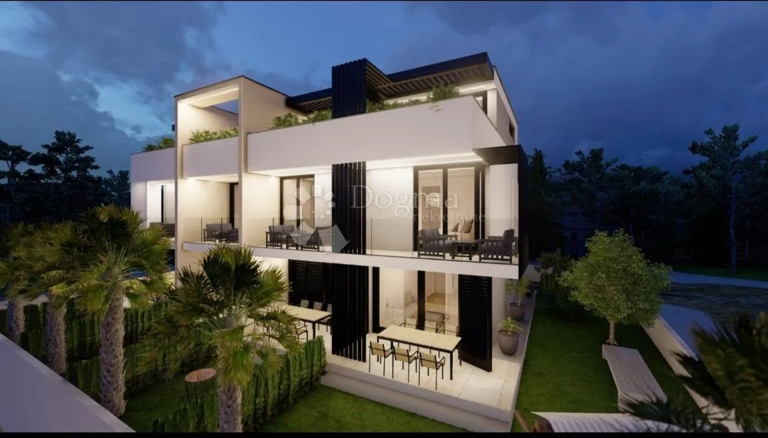 Započeta gradnja – samostojeća kuća s 4 velika apartmana (Grad Krk) - cover