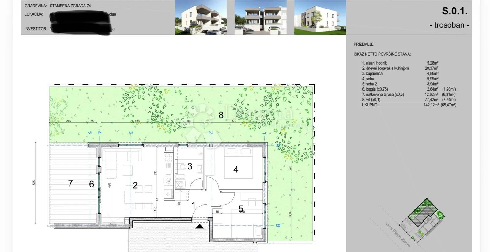 NOVOGRADNJA SO1 PLAŽA POGLED BEZ POREZA 3% - cover
