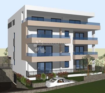 Stan s vrtom i pogledom na more, S1- novogradnja, Makarska - cover