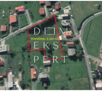 Velika građevinska parcela, Cerje, 4160 m²  - cover