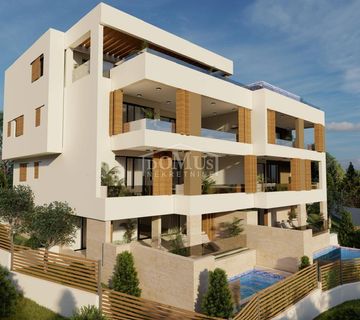 Primošten, luksuzno opremljen apartman 136,55m² s garažom, parkingom, panoramskim pogledom na more - cover