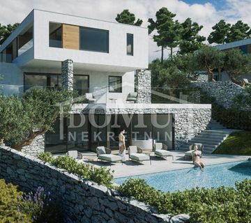 Vodice, Vila 339m2, parcela 782m2, panoramski pogled na more  - cover