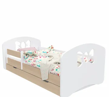 Drveni dječji krevet Design mašna s ladicom – 200*90 - cover