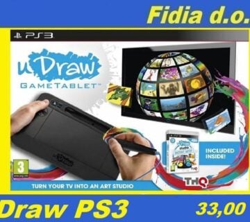 U DRAW GAME TABLET + U DRAW STUDIO PS3 - cover