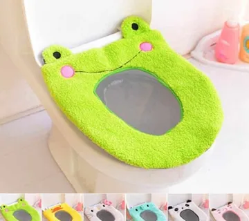 Dječja topla podloga za WC dasku sa motivima životinja - cover