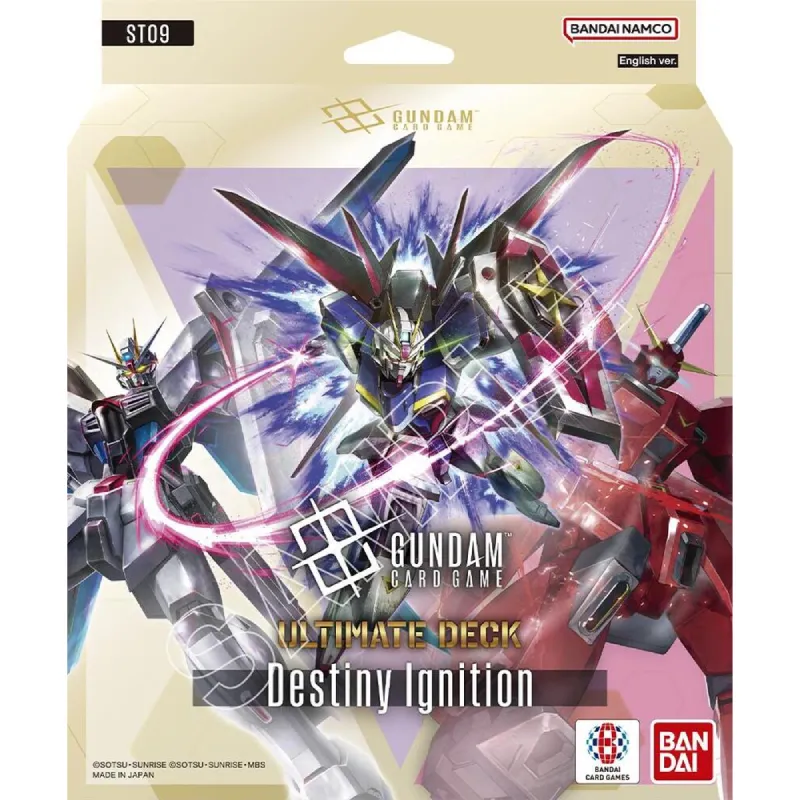 Gundam Card Game Ultimate Deck Destiny Ignition ST09 - cover