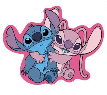 Disney Stitch & Angel 3D jastuk 40cm - cover