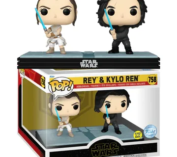 Funko POP Star Wars Rey & Kylo Ren (Glows in the Dark) 9cm - cover