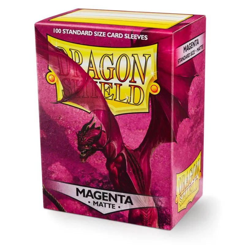Dragon Shield Standard Size Matte Sleeves Magenta (100pcs) - cover