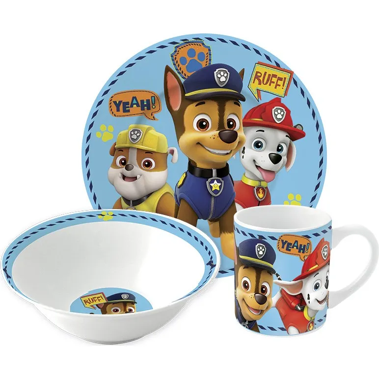 Pribor za jelo keramički Paw Patrol - cover