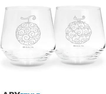 Čaša One Piece Devil Fruits set od 2kom 300ml - Zaprešić