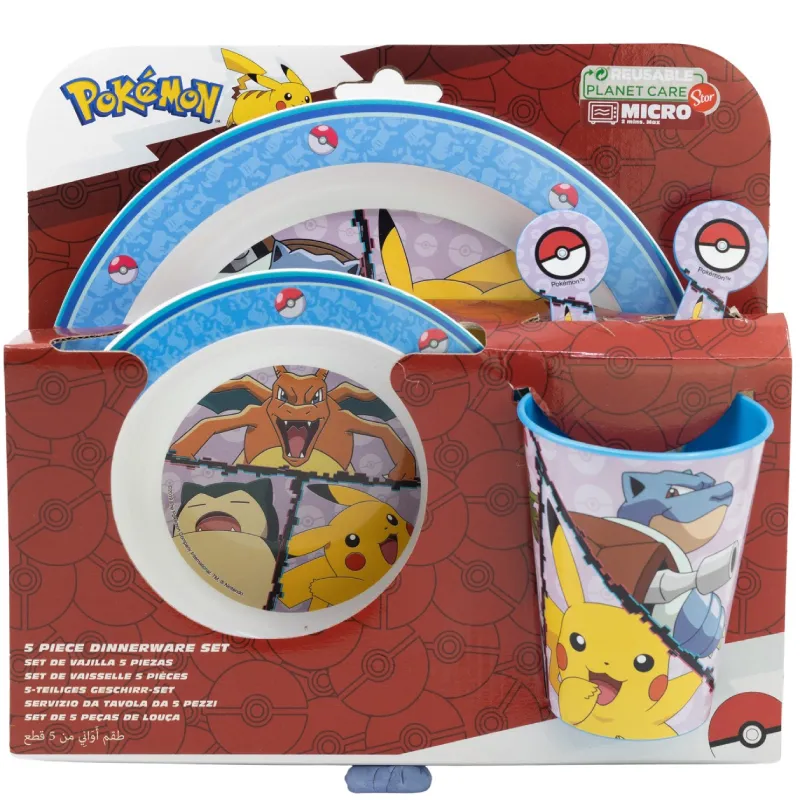 Pribor za jelo Pokemon 5kom - cover