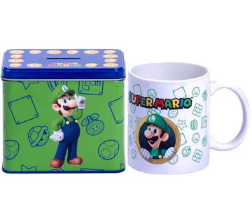 Šalica Super Mario Bros Luigi set - cover