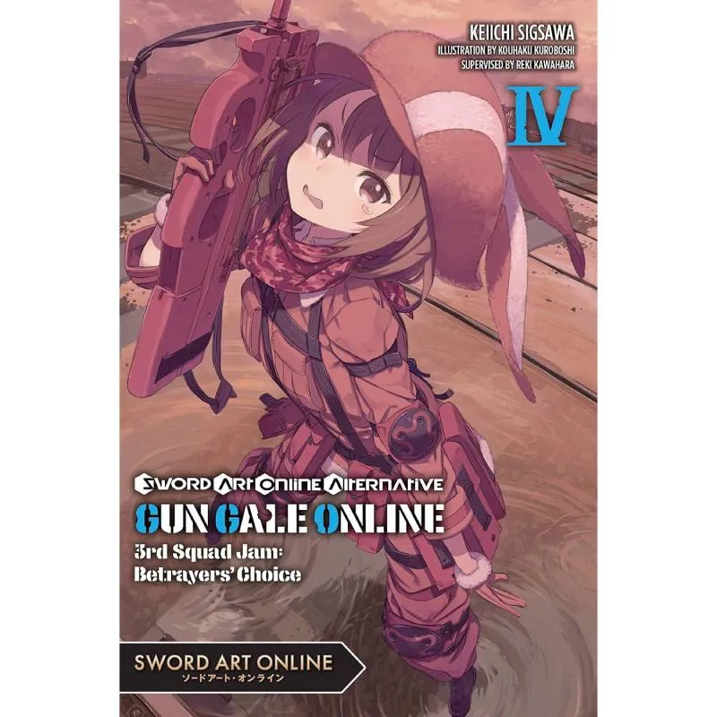 Sword Art Online Alternative Gun Gale Online vol. 04 3rd Squad Jam: Betrayers' Choice - cover