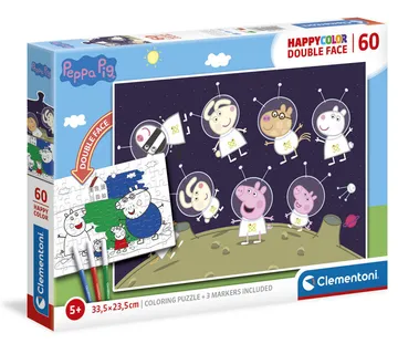 Peppa Pig Happy Colour Puzzle 60pcs - cover